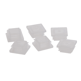 Dynalon Square LDPE Cuvette Caps, 19 mm