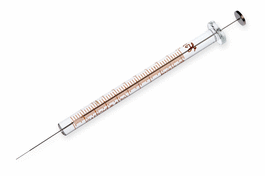 Hamilton Single Channel Gel Loading Syringes, 10 uL, Cemented Needle, 0.3 mm, 1 in, point style 3
