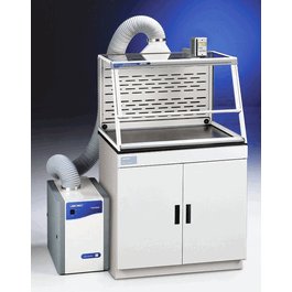 2 ft. Easy-Order XPert Balance Enclosure w/Guardian 500 Airflow Monitor, FilterMate Portable Exhauster, and Black Work Surface, 115V