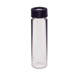 DWK Life Sciences (Kimble) 40 mL Sample Vial with PP Closure and PTFE-faced Silicone Septa