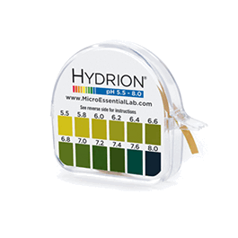 Hydrion Urine and Saliva pH Paper 5.5-8.0