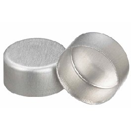DWK Life Sciences (Wheaton) Natural Unlined Aluminum Seal, with Solid Top, 11 mm
