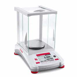 Adventurer AX223 Precision Balance w/Draftshield, 220 g x 1 mg, Automatic Calibration