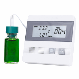 Control Company Thermometer with Time/Date Max/Min Memory with Bottle Probe