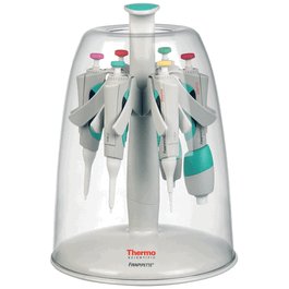 Carousel Stand with Cover, Holds 6 Manual or 3 Electronic Pipets