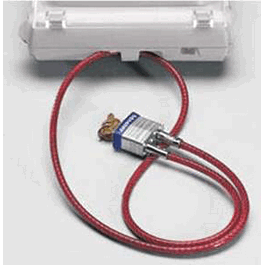 Lock Down Cable and Padlock, for CPA, Extend ED, Master Pro LA, SE and ME Ultramicro and Microbalances, M-Power Balances