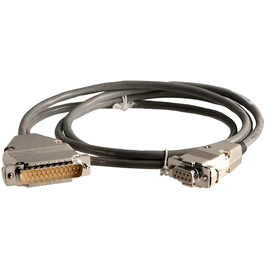 Cable, 9-pin and 25-pin interfacing, 16 ft., IBM type (fits RS232)