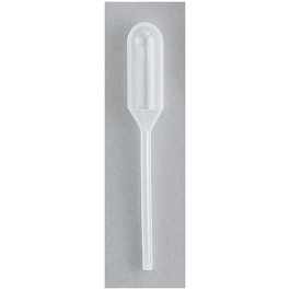 Samco 15.0 mL Sedi-Pet Narrow Stem Transfer Pipets, Large Bulb, 15.5 cm, Sterile, Polyethylene, 20/pk