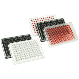 96 Well Plate, black, pureGrade Sterile, Trans F-Btm,Pack 50