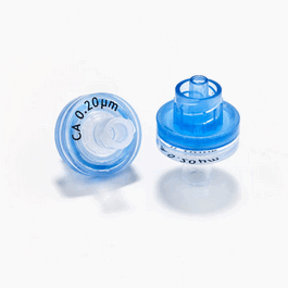 ABLUO Syringe Filter, 13 mm dia., Acrylic housing, Cellulose Acetate, 0.80 um, Non-sterile