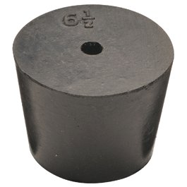 Rubber Stoppers, 1-Hole, No. 0