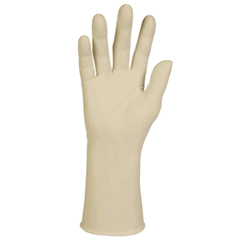 KIMTECH G3 Sterile Latex Gloves, 12 in., Hand-Specific, Natural, Size: 6