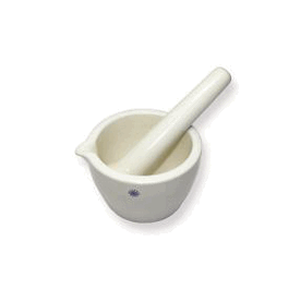 150 mL Porcelain Deep Form Mortar and Pestle Set