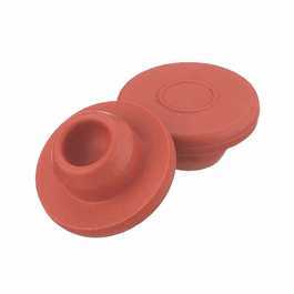 DWK Life Sciences (Wheaton) Stoppers, Natural Red Rubber, Snap-On, 13 x 20 mm
