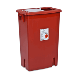 Covidien 12 gal. Large Volume Containers with Sliding Lid