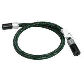 Burner Gas Connector, 3 ft., Hose I.D. 1/4 in., Tip I.D. 3/8 in.