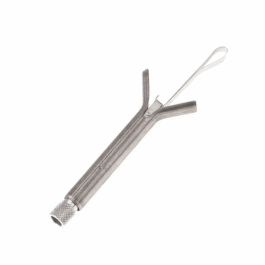Stainless Steel Clamp, Single V, 1/2 in. Cradle, 8 in. length