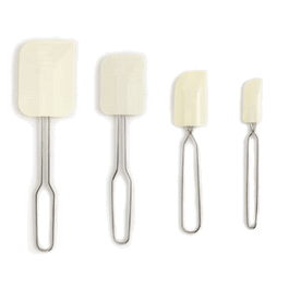 Silicone Spatula with Stainless Steel Handle, Large, 12.5 x 3 in.
