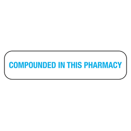 Label- Compounded In This Pharmacy
