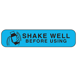 Label- Shake Well Before Using
