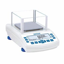 Spectrum SCA-363AC Precision Balance, 360 g x 0.001 g, Short Open-Air Draft Shield
