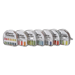 Midget Pocket Set, 7 rolls for pH range of 0.0-13, 1.0-2.5, 3.0-5.5, 6.0-8.0, 8.0-9.5, 10.0-12.0 and 12.5-14.0