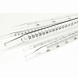SCILOGEX Serological Pipettes, 10 mL Short Wide Tip Individually Wrapped Packed in Bags, Sterile 50/bag