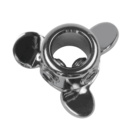 Caframo Pitched Blade Propeller only - 1 in. with set screws, 5/16 in. bore, electropolished