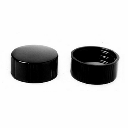 DWK Life Sciences (Kimble) 13-415 Black Phenolic Cap with PTFE-Faced Rubber Liner