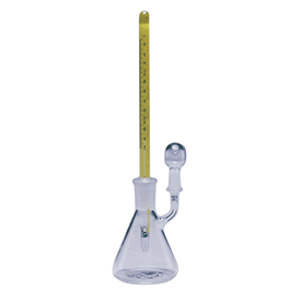 DWK Life Sciences (Kimble) 10 mL Pycnometer Bottle with Non-Mercury Filled Thermometer
