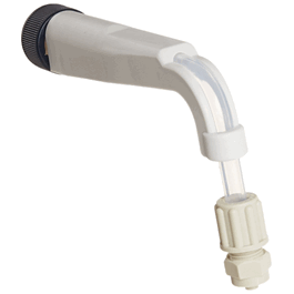 Discharge tube with Luer-Lock connector