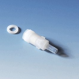 Filling Valve with olive-shaped nozzle and sealing ring for Titrette Bottletop Burettes