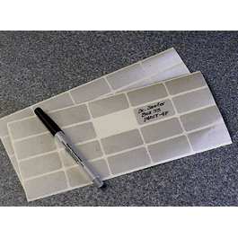 Thermo Scientific Nalgene 25 x 50 mm Nalgene Cryoware Cloth Labels