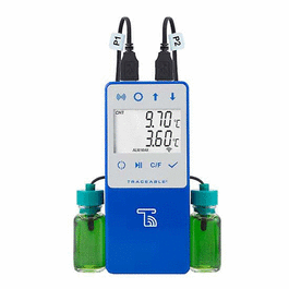 Control Company LIVE WiFi Datalogging Refrigerator/Freezer Thermometer with 2 quick disconnect bottle probes