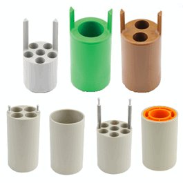 Thermo Scientific 1.5/2 mL Microtube Adapter for Round Bucket (487-10109)
