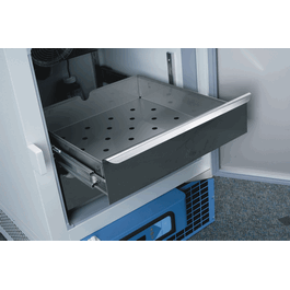 Complete set of 2 non adjustable drawers for use in 4.9 cu ft refrigerator or freezer