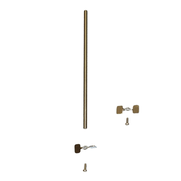 Caframo Accessory Set for BDC250 Overhead Stirrer, Includes Two Blades, Shaft, and Hardware