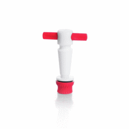 DWK Life Sciences (Kimble) PTFE Plug, with straight bore 6 mm