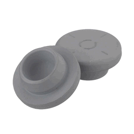 DWK Life Sciences (Wheaton) Snap-On Stoppers, Gray Bromobutyl, 15 x 30 mm