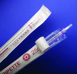 10 mL Stripette Serological Pipets, Polystyrene, Individually Paper/Plastic Wrapped, Sterile, 50/Bag