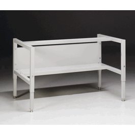 3 ft. Telescoping Base Stand (Non-Welded) for Purifier Class II Biosafety Cabinets manufactured after 2000, includes leveling feet and shelf