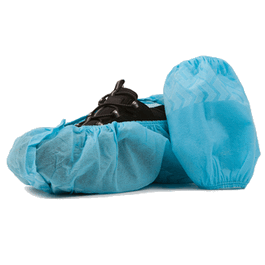 XL Pharma-Shoe Covers, Polypropylene - Anti Skid - Blue, 150 pairs/case