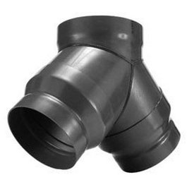 6 in. dia. Manual Exhaust Damper, Powder-Coated Steel