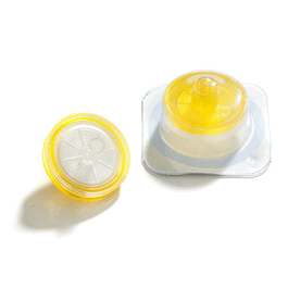 ABLUO Sterile 25 mm Syringe Filters with Acrylic Housing, Cellulose Acetate, 0.20 um, Female Luer Lock / Male Luer Lock