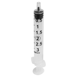 3 mL Syringe w/Needle, Luer Slip, 22G x 1 in.