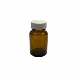 1 oz, 30cc Amber Packer, 28-400mm Thread
