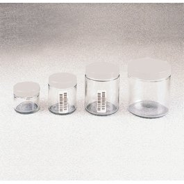 125 mL Certified Wide-Mouth VOA Clear, Short, Straight Sided Glass Jars with 58-400 mm Closure