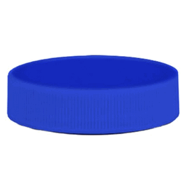24-414 mm Polypropylene Solid Top Closure with Bonded PTFE-faced Silicone Liner