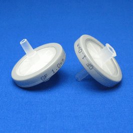 13 mm Glass Fiber Syringe Filter with Mini Tip, 1.0 um, Non-sterile