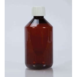100 mL Amber PET Bottles with Tamper-Resistant Cap